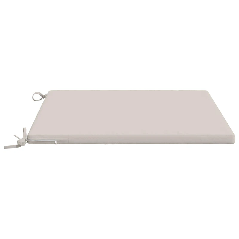 Seat Cushions SOEST 4 pcs 100% Polyester White 70 x 70 x 3 cm