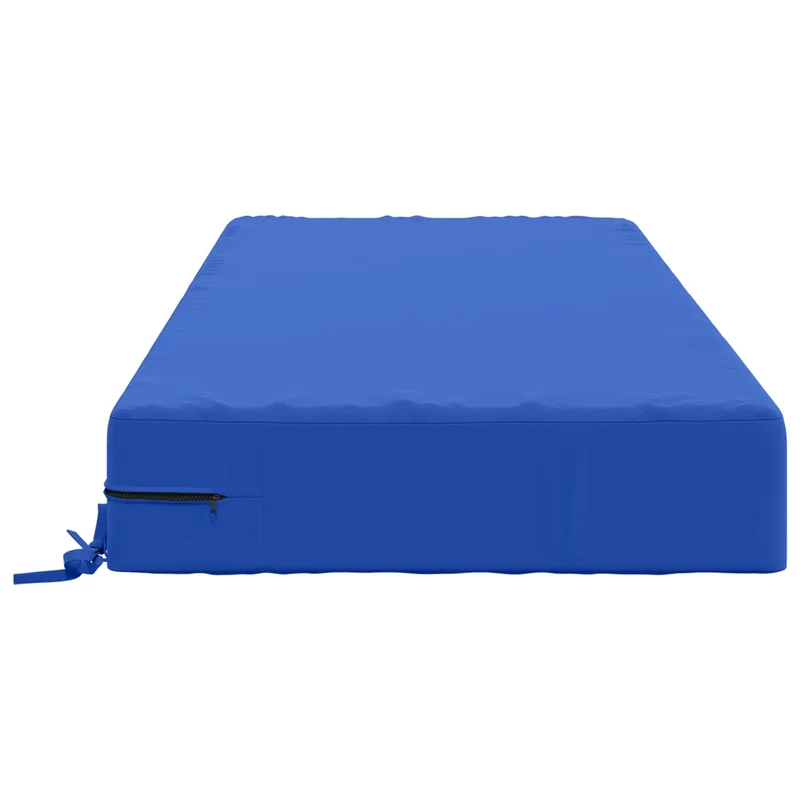 Seat Cushion SOEST 100% Polyester Royal blue 120 x 80 x 15 cm