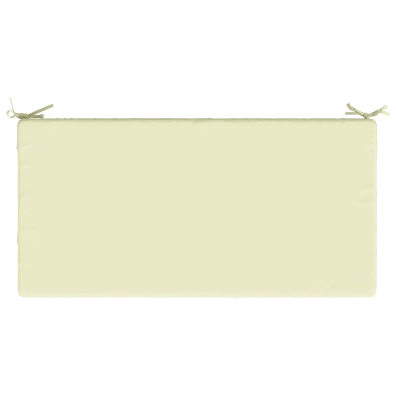 Seat Cushion SOEST 100% Polyester Cream 120 x 80 x 15 cm