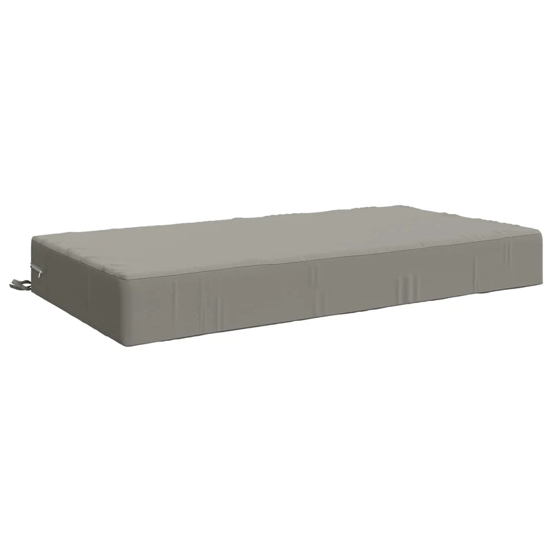 Seat Cushion SOEST 100% Polyester Grey 120 x 80 x 15 cm