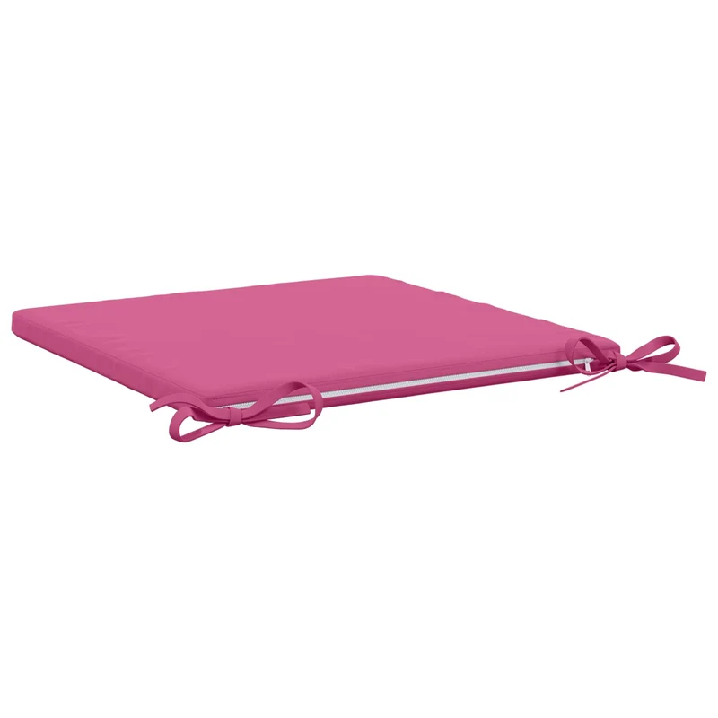 Seat Cushions SOEST 4 pcs 100% Polyester Pink 45 x 45 x 3 cm