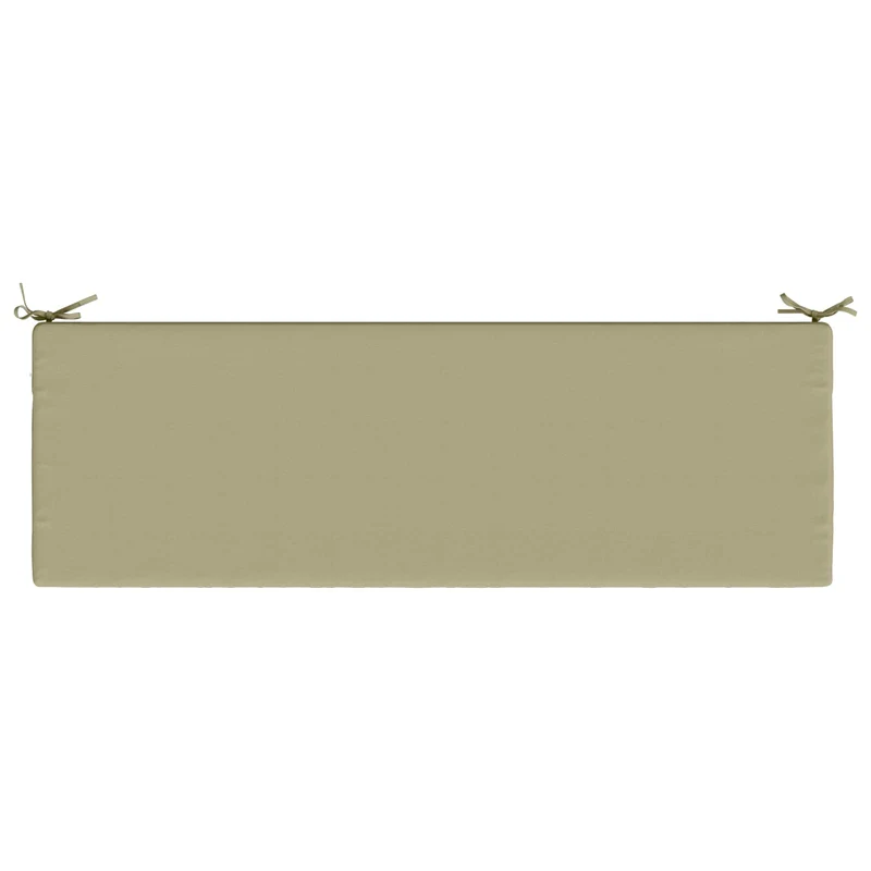 Bench Cushion SOEST 100% Polyester Light Green 140 x 50 x 5 cm