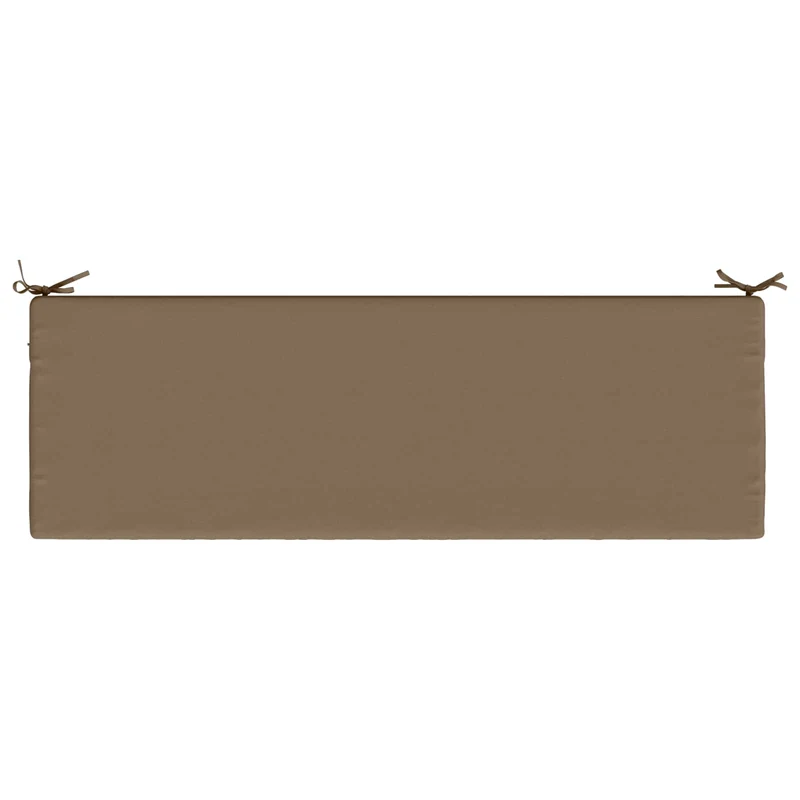 Bench Cushion SOEST 100% Polyester Taupe 140 x 50 x 5 cm