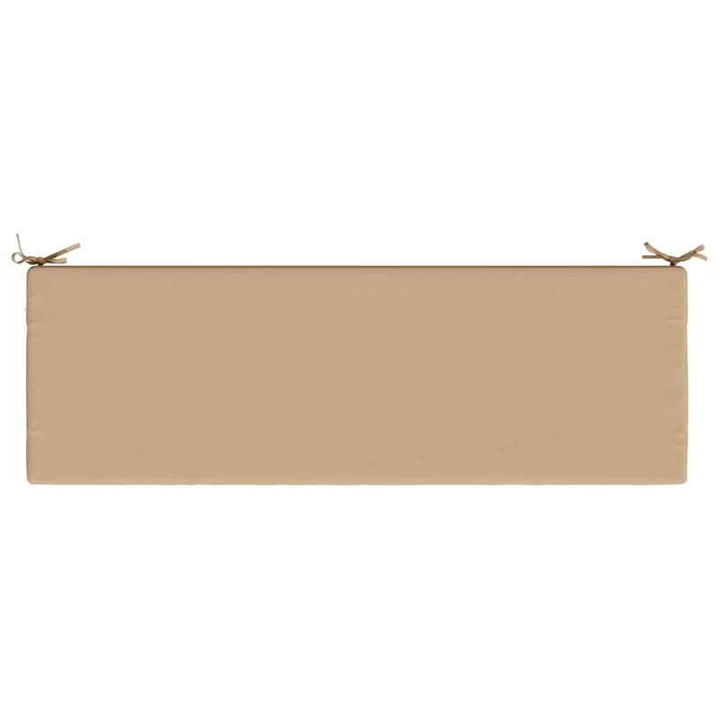 Bench Cushion SOEST 100% Polyester Sand 140 x 50 x 5 cm