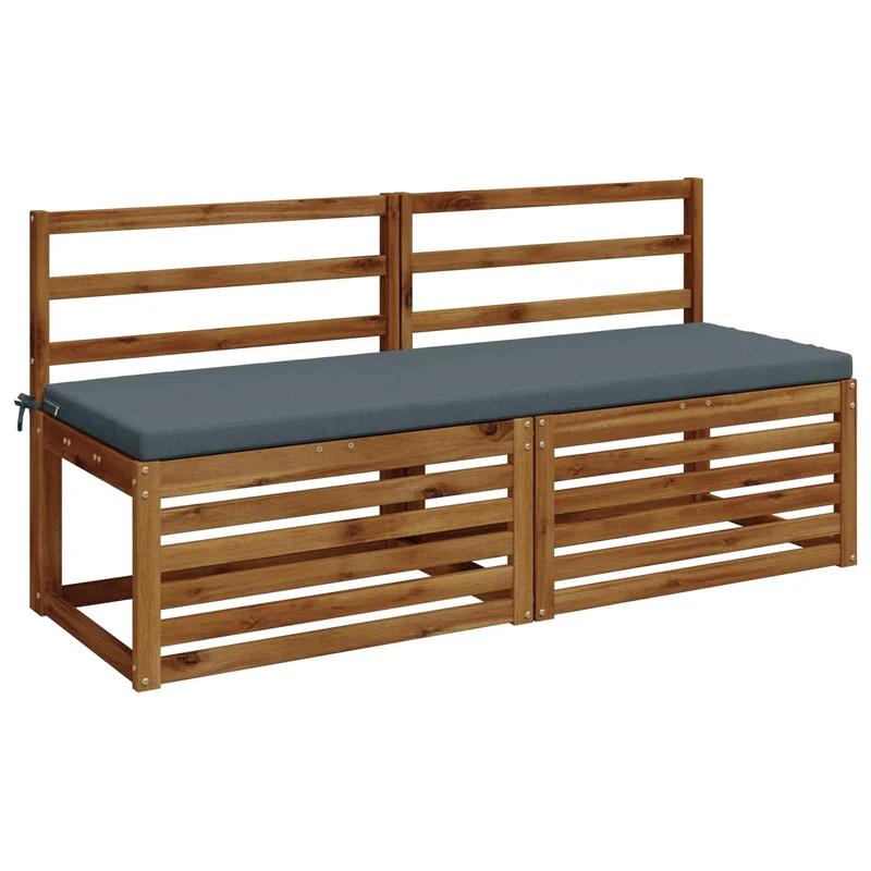 Bench Cushion SOEST 100% Polyester Blue 140 x 50 x 5 cm