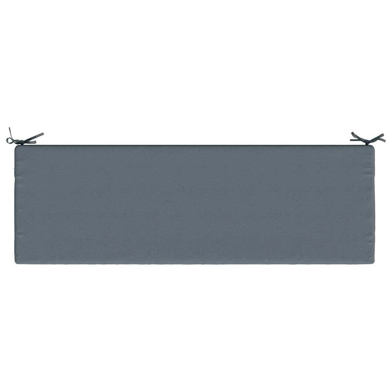 Bench Cushion SOEST 100% Polyester Blue 140 x 50 x 5 cm