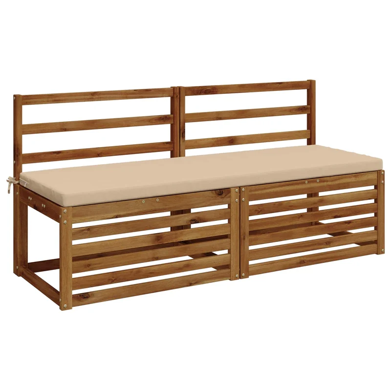 Bench Cushion SOEST 100% Polyester Cream 140 x 50 x 5 cm