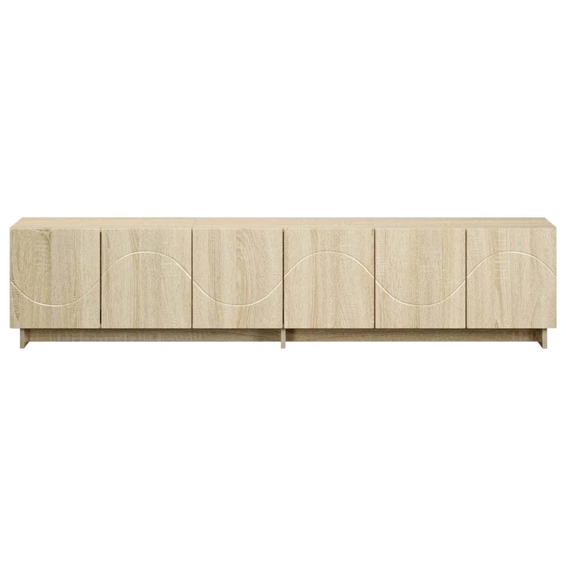 TV Stand 180 x 34.5 x 40 cm Sonoma Oak Engineered Wood
