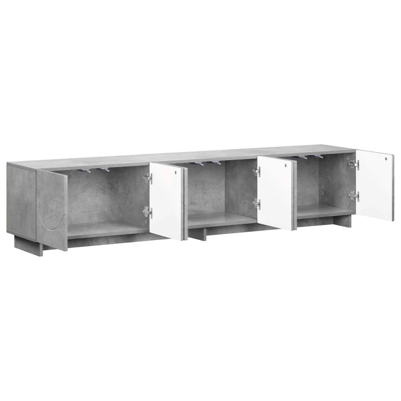 TV Stand 180 x 34.5 x 40 cm Concrete Grey Engineered Wood
