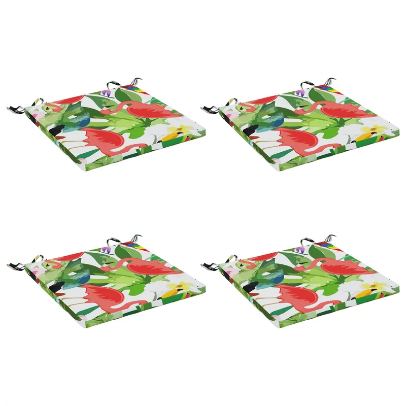 Seat Cushions SOEST 4 pcs 100% Polyester Multicolour
