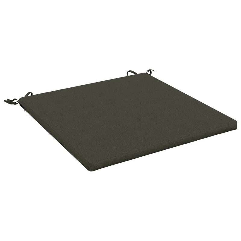 Seat Cushions SOEST 100% Polyester Anthracite 70 x 70 x 3 cm