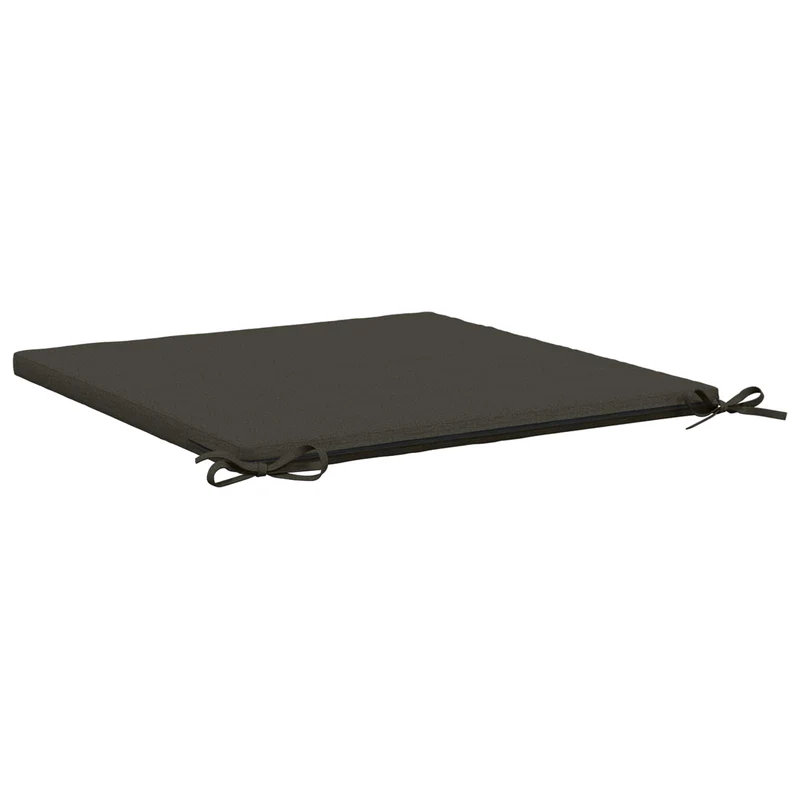 Seat Cushions SOEST 100% Polyester Anthracite 70 x 70 x 3 cm