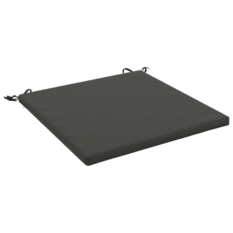 Seat Cushions SOEST 100% Polyester Anthracite 70 x 70 x 3 cm