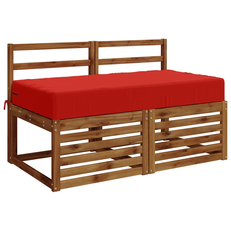Seat Cushion SOEST 100% Polyester Red 120 x 80 x 15 cm