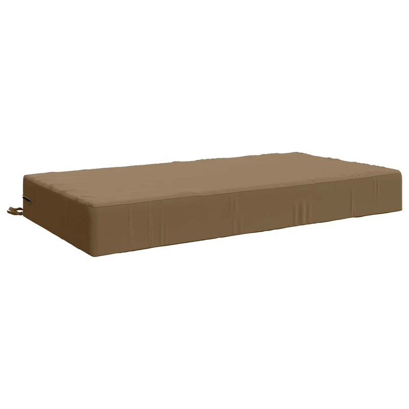 Seat Cushion SOEST 100% Polyester Taupe 120 x 80 x 15 cm