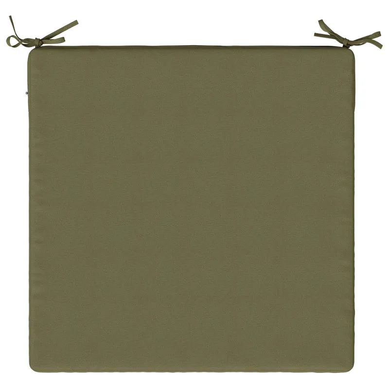 Seat Cushions SOEST 4 pcs 100% Polyester Olive Green