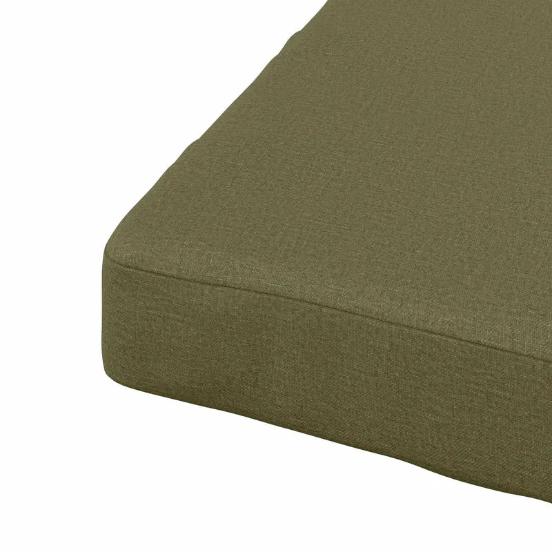 Seat Cushions SOEST 4 pcs 100% Polyester Olive Green