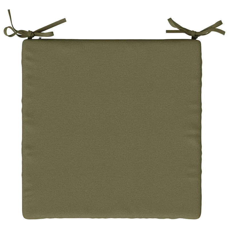 Seat Cushions SOEST 4 pcs 100% Polyester Olive Green