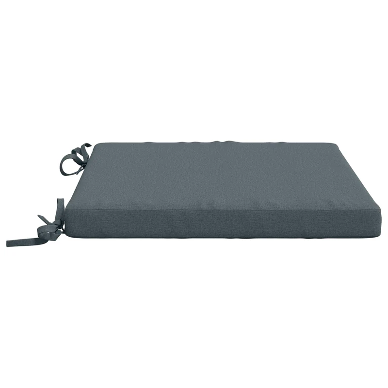 Seat Cushions SOEST 4 pcs 100% Polyester Blue 50 x 50 x 5 cm