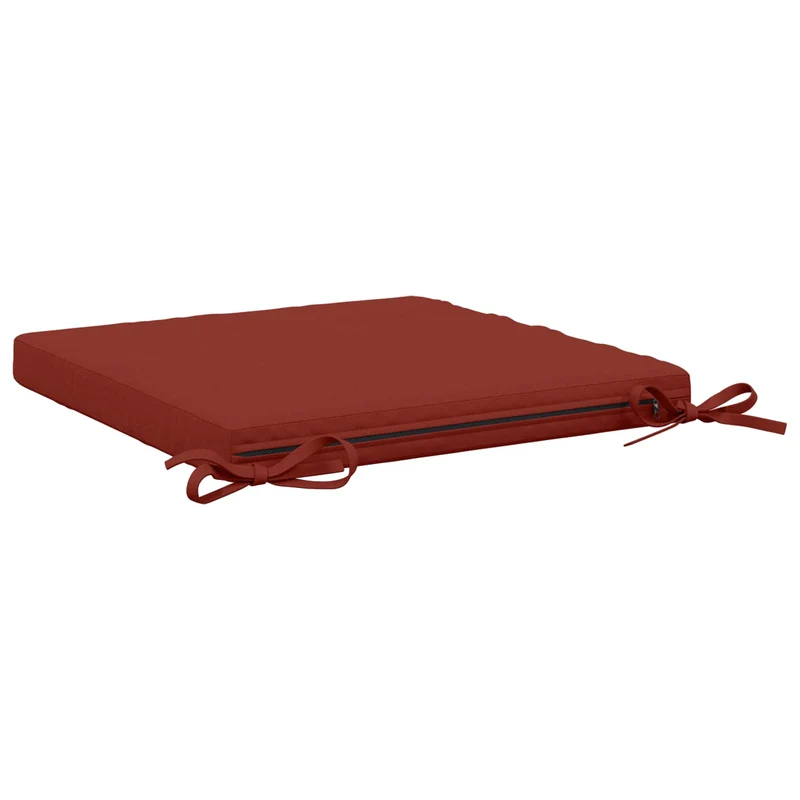 Seat Cushions SOEST 4 pcs 100% Polyester Red 50 x 50 x 5 cm