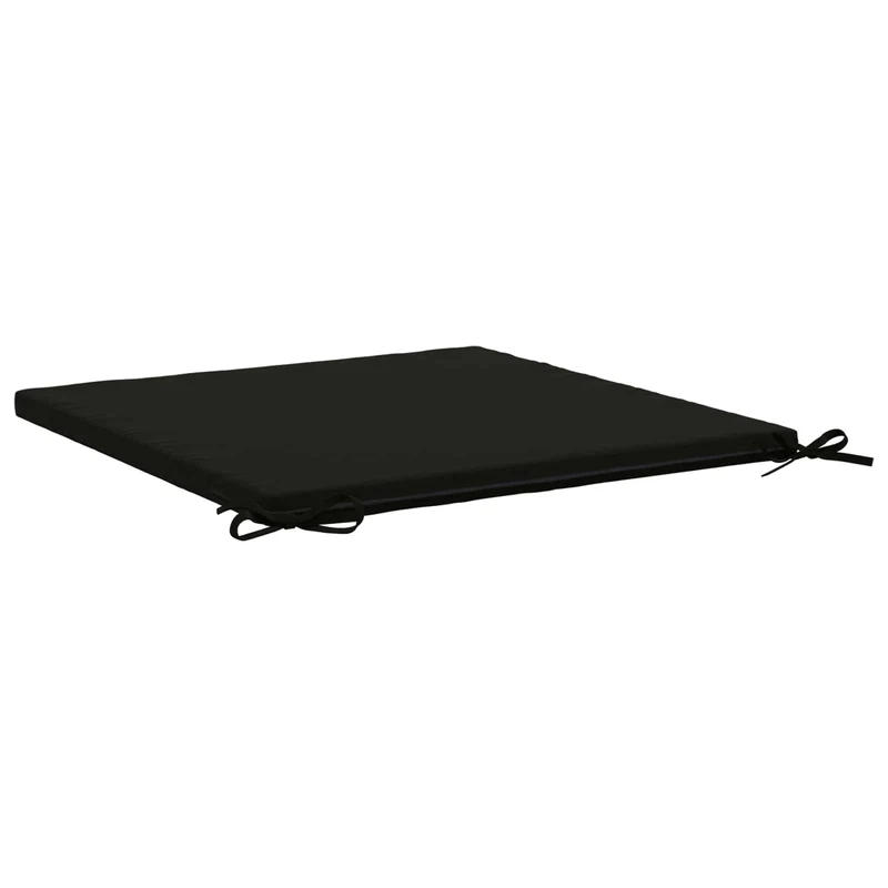 Seat Cushions SOEST 100% Polyester Black 70 x 70 x 3 cm