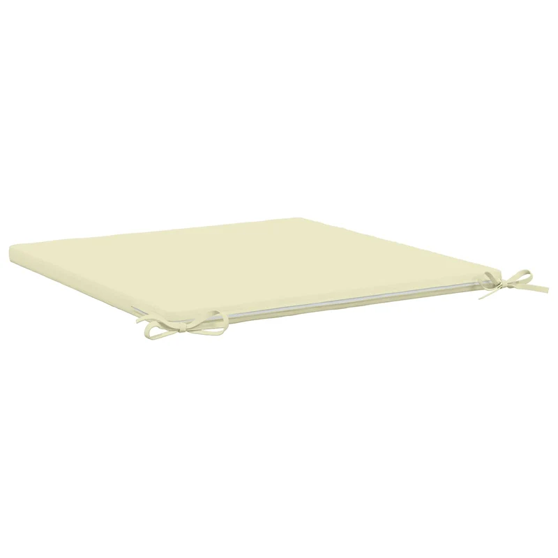 Seat Cushions SOEST 100% Polyester Cream 70 x 70 x 3 cm