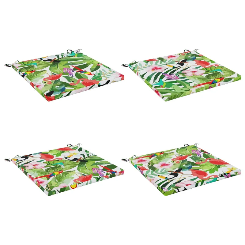 Seat Cushions SOEST 4 pcs 100% Polyester Multicolour
