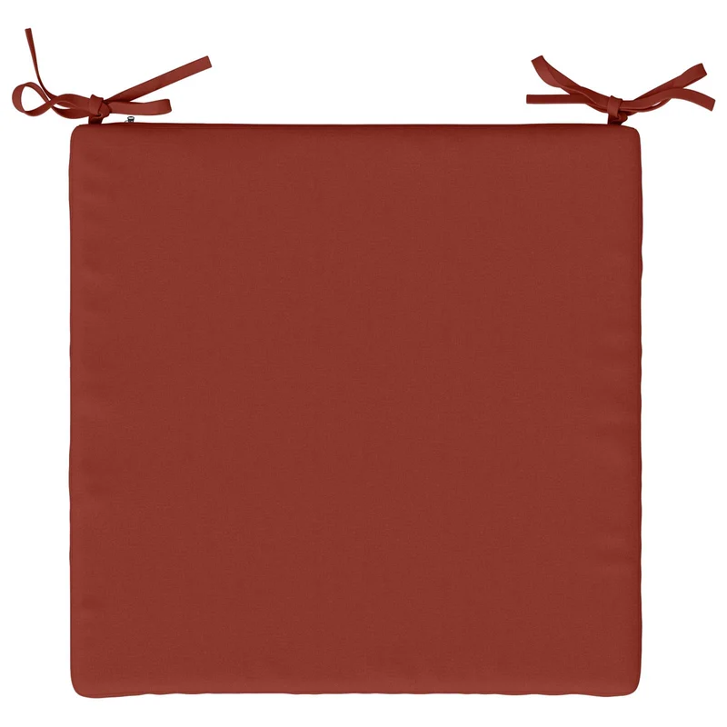Seat Cushions SOEST 4 pcs 100% Polyester Red 40 x 40 x 3 cm