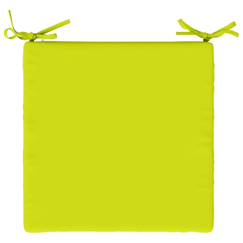Seat Cushions SOEST 4 pcs 100% Polyester Bright Green