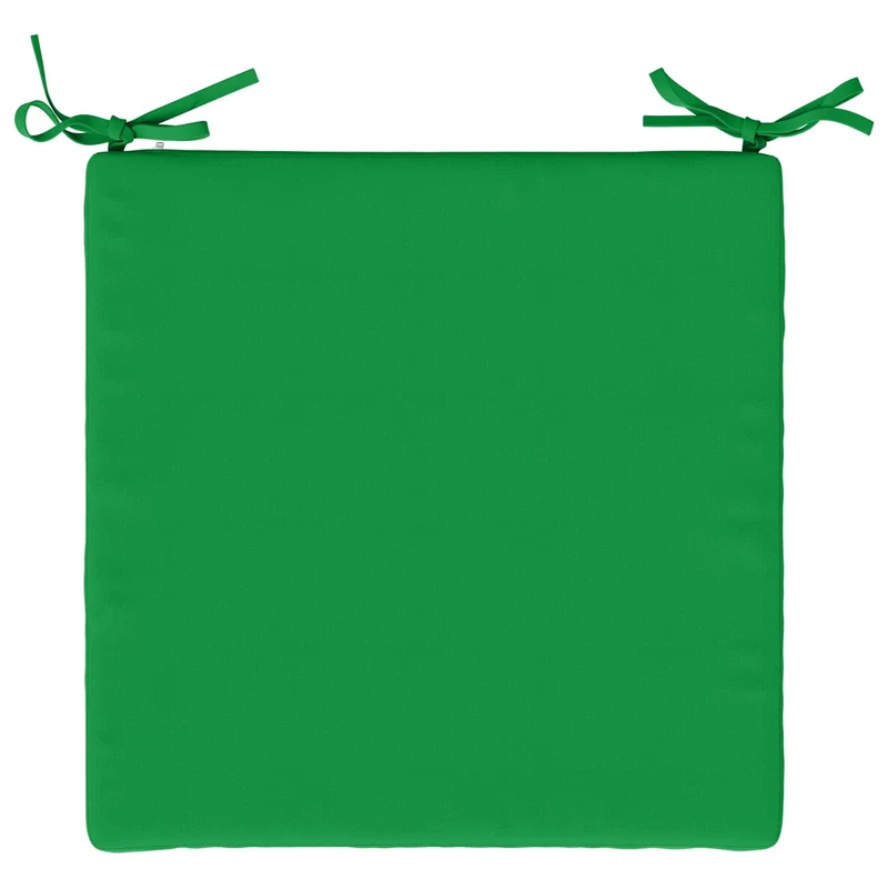Seat Cushions SOEST 4 pcs 100% Polyester Green 40 x 40 x 3 cm