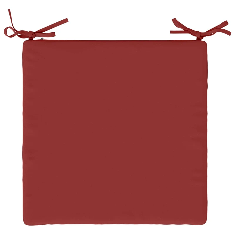 Seat Cushions SOEST 4 pcs 100% Polyester Wine Red