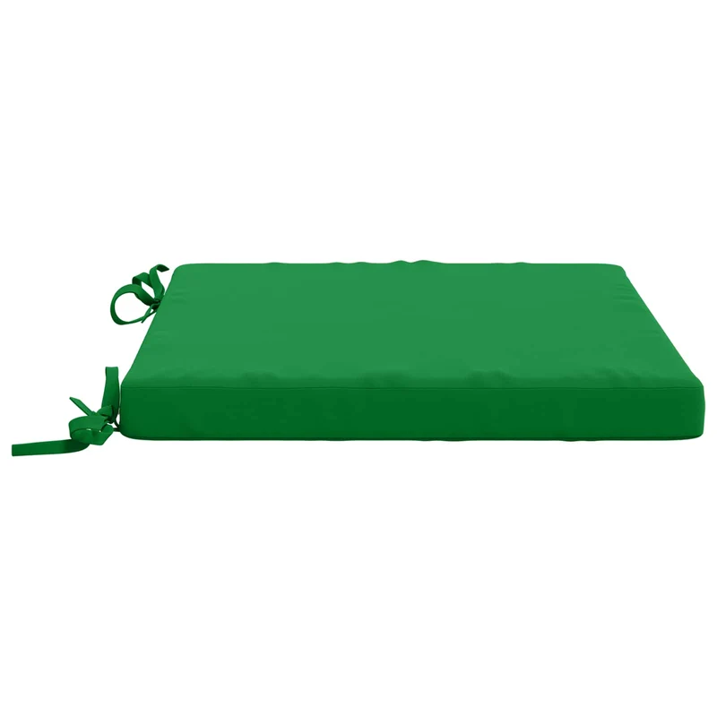 Seat Cushions SOEST 4 pcs 100% Polyester Green 50 x 50 x 5 cm
