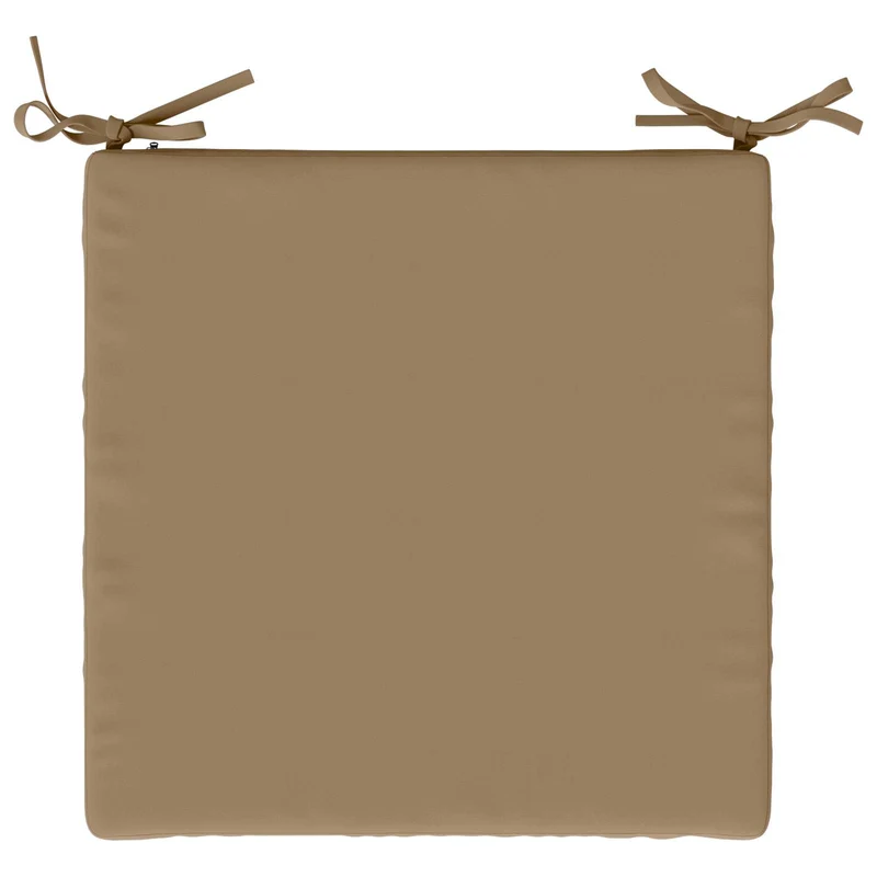 Seat Cushions SOEST 4 pcs 100% Polyester Taupe 50 x 50 x 5 cm