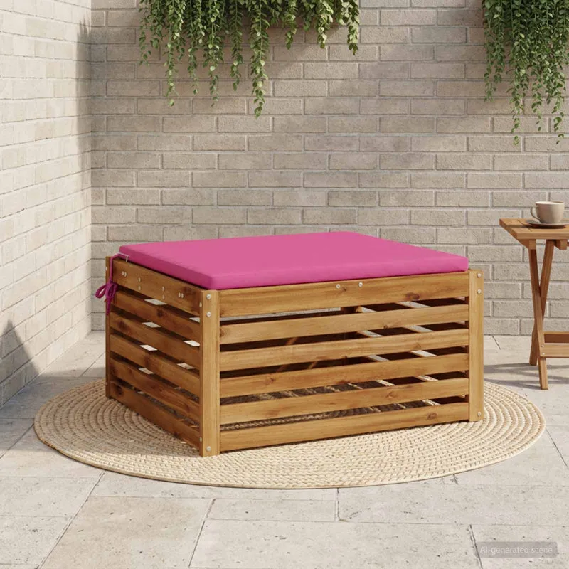 Seat Cushions SOEST 100% Polyester Pink 70 x 70 x 3 cm