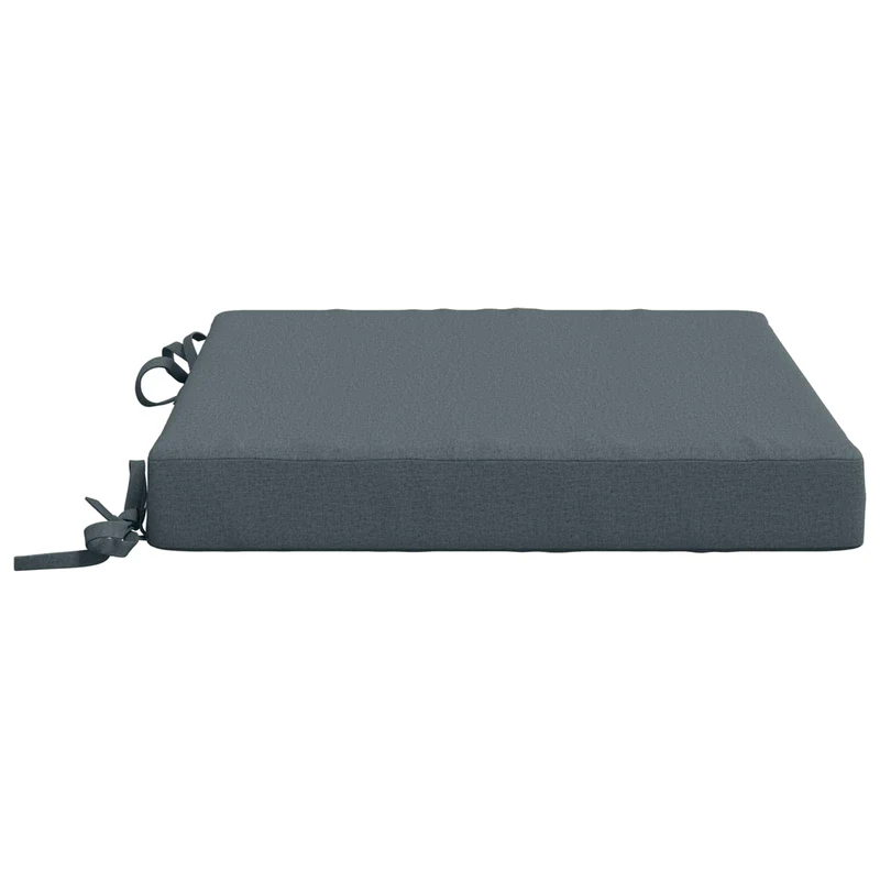 Seat Cushions SOEST 4 pcs 100% Polyester Blue 50 x 50 x 7 cm