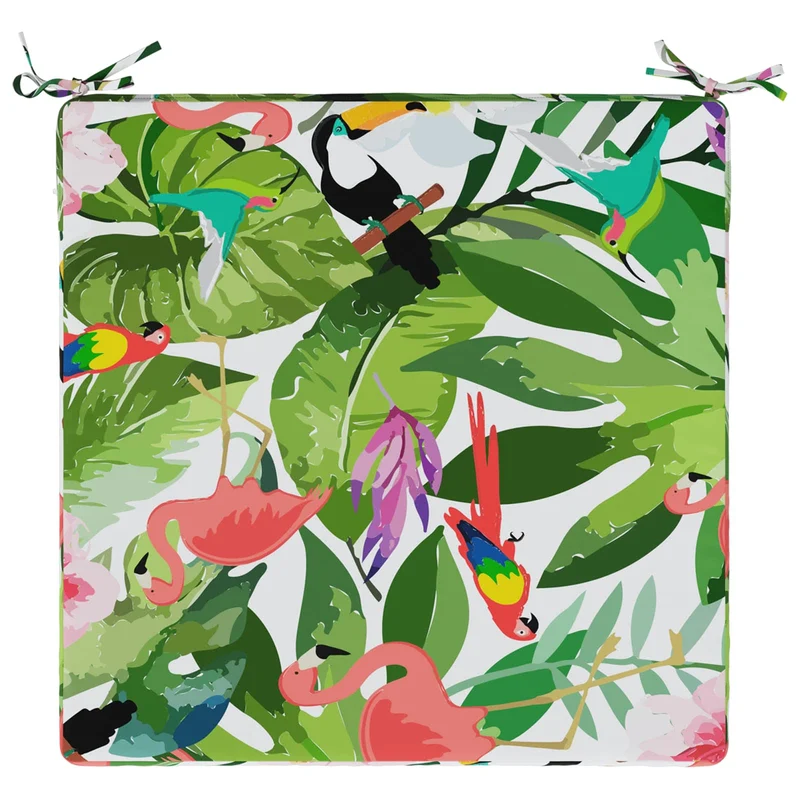 Seat Cushions SOEST 4 pcs 100% Polyester Multicolour