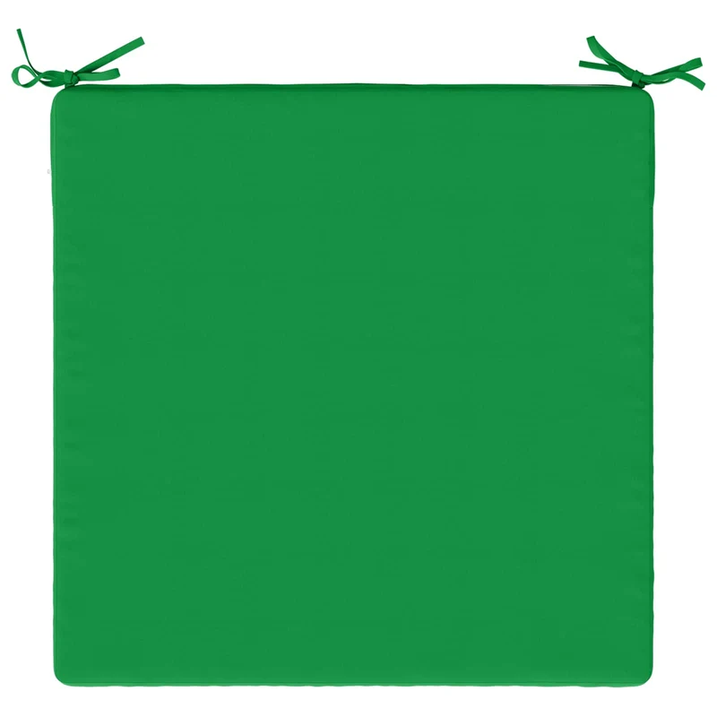 Seat Cushions SOEST 4 pcs 100% Polyester Green 60 x 60 x 3 cm