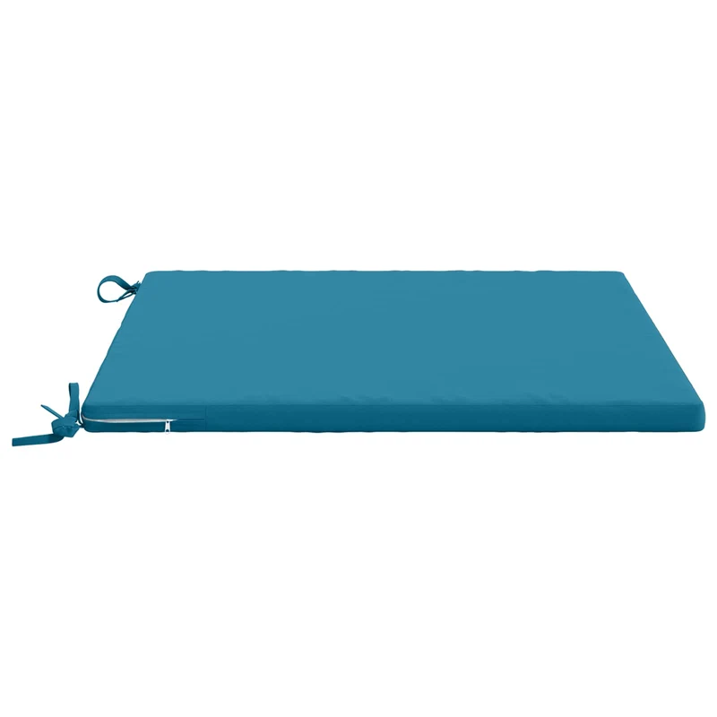 Seat Cushions SOEST 100% Polyester Light Blue 60 x 60 x 3 cm