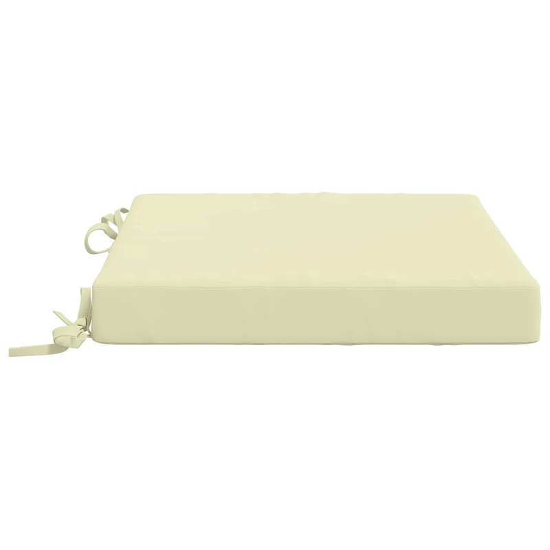 Seat Cushions SOEST 4 pcs 100% Polyester Cream 50 x 50 x 7 cm