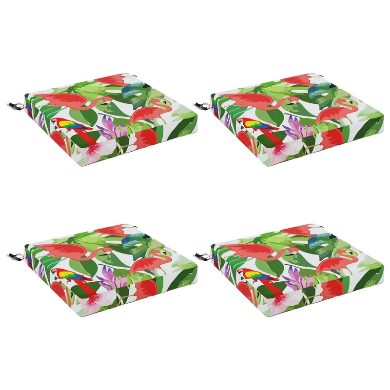 Seat Cushions SOEST 4 pcs 100% Polyester Multicolour