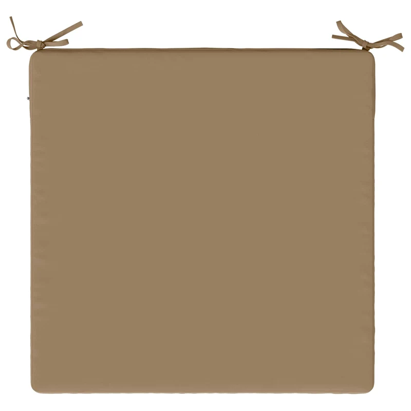 Seat Cushions SOEST 100% Polyester Taupe 60 x 60 x 3 cm