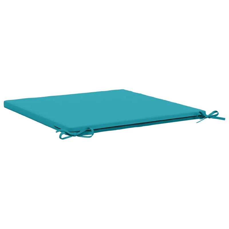 Seat Cushions SOEST 100% Polyester Turquoise 60 x 60 x 3 cm