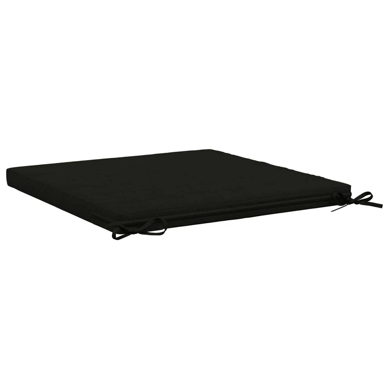 Seat Cushions SOEST 100% Polyester Black 70 x 70 x 5 cm