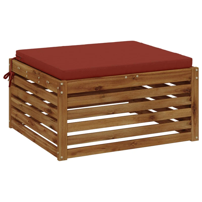 Seat Cushions SOEST 100% Polyester Red 70 x 70 x 5 cm