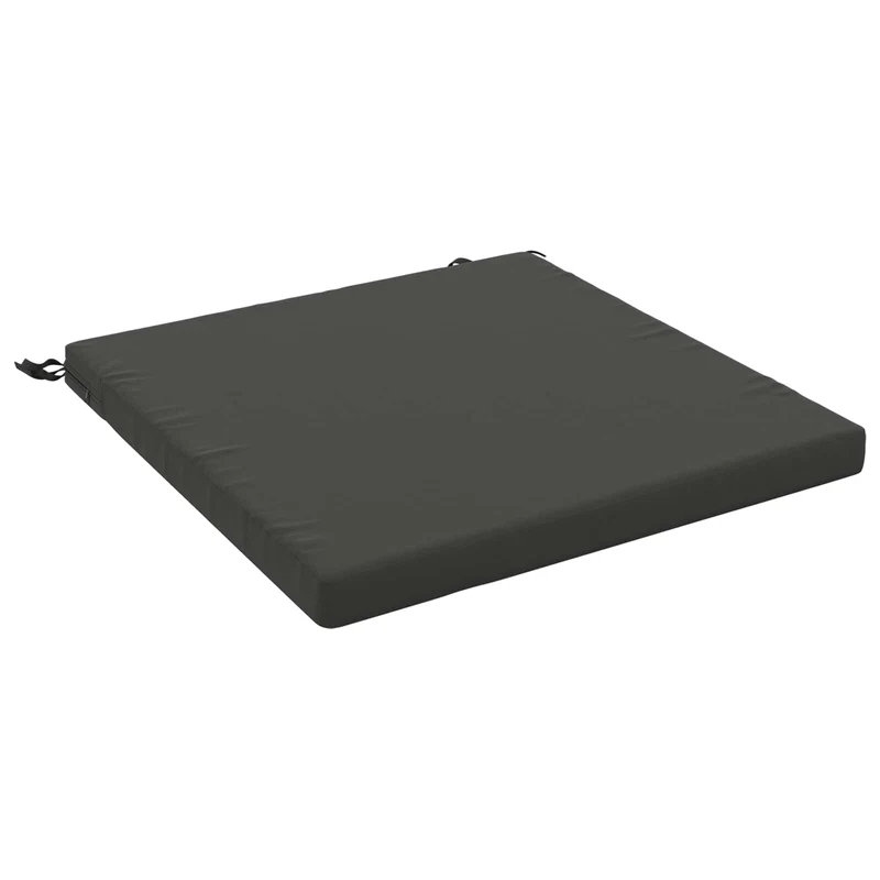 Seat Cushions SOEST 100% Polyester Anthracite 70 x 70 x 5 cm