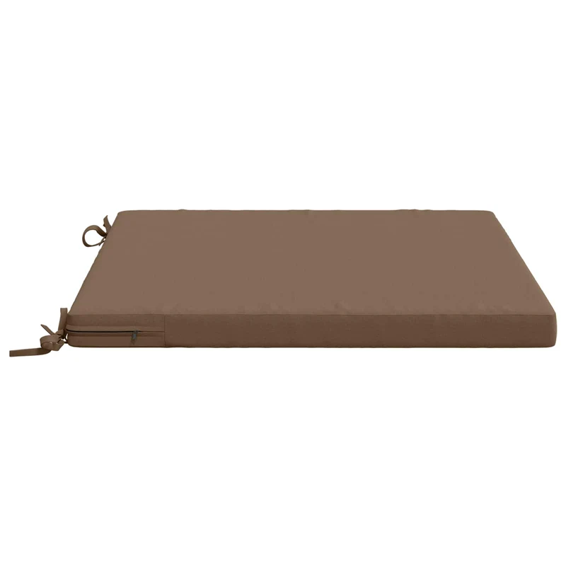 Seat Cushions SOEST 4 pcs 100% Polyester Taupe 60 x 60 x 5 cm