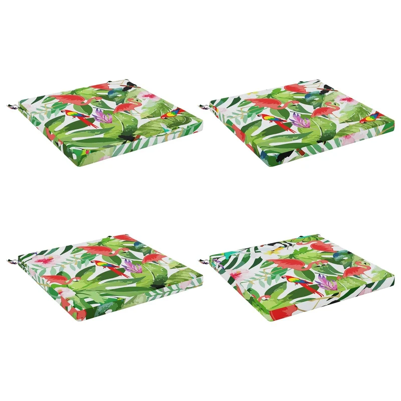 Seat Cushions SOEST 4 pcs 100% Polyester Multicolour