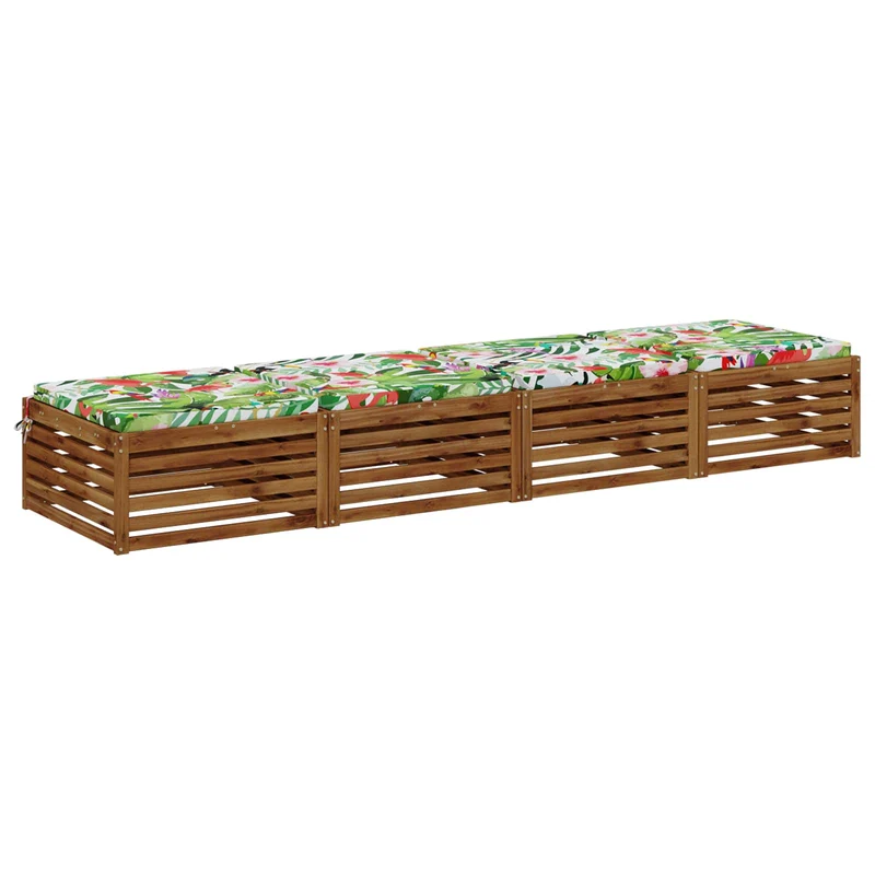 Seat Cushions SOEST 4 pcs 100% Polyester Multicolour