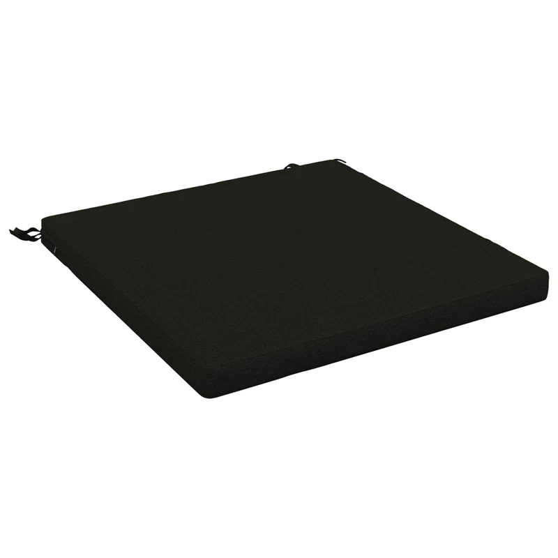 Seat Cushions SOEST 100% Polyester Black 60 x 60 x 5 cm