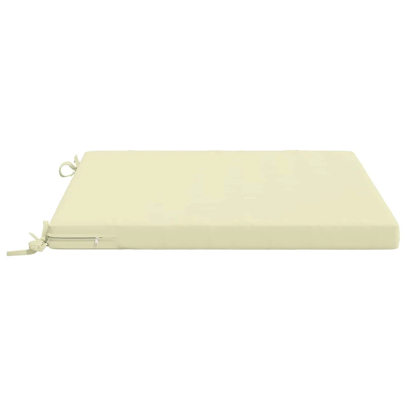 Seat Cushions SOEST 4 pcs 100% Polyester Cream 60 x 60 x 5 cm